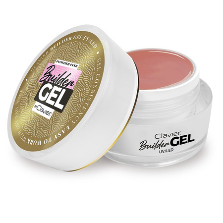 Żel Budujący UV/LED Clavier BUILDER GEL “Powder Pink”