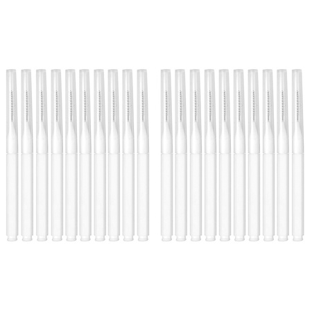 Mikroszczoteczki do Laminacji Brwi Białe 20szt.