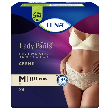 Bielizna chłonna TENA Lady Pants Plus Creme M 9 szt