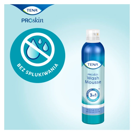 Pianka do mycia ciała 400ml Tena Wash Mousse 15szt