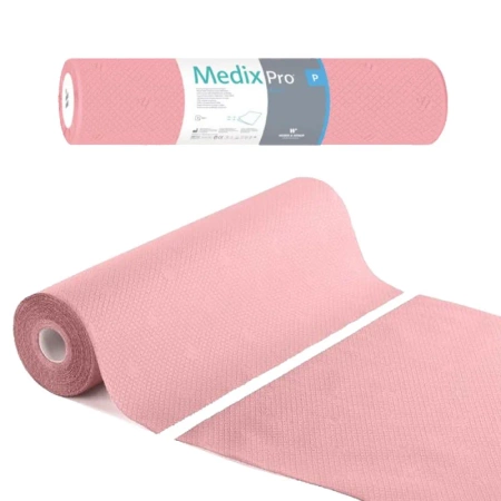 Podkład higieniczny na rolce 60cm x 50cm różowy 36g MedixPro 600szt