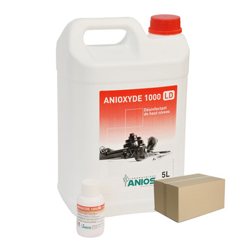 Preparat sporobójczy do dezynfekcji narzędzi termolabilnych i sprzętu endoskopowego Anioxyde 1000 LD 5l x 4op