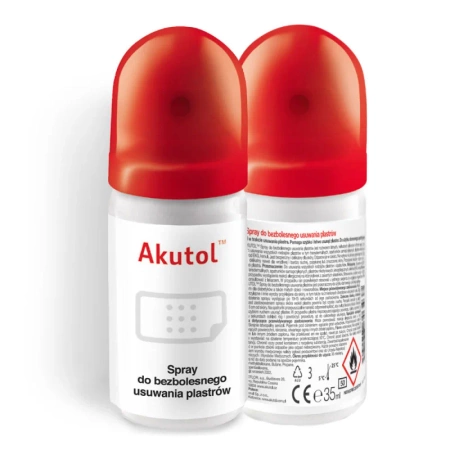 Spray do bezbolesnego usuwania plastrów Akutol 35ml 1 szt