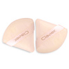Puszek trójkątny do pudru Clavier, beżowy 2szt