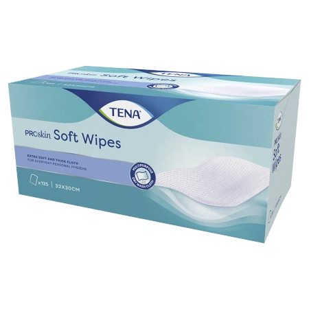 Chusteczki do mycia ciała Tena ProSkin Soft Wipe 135szt x 8op