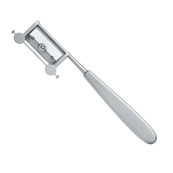 Rękojeść chirurgiczna Silvers Steinless uchwyt do ostrza do przeszczepu skóry 1szt stal nierdzewna Swann-Morton