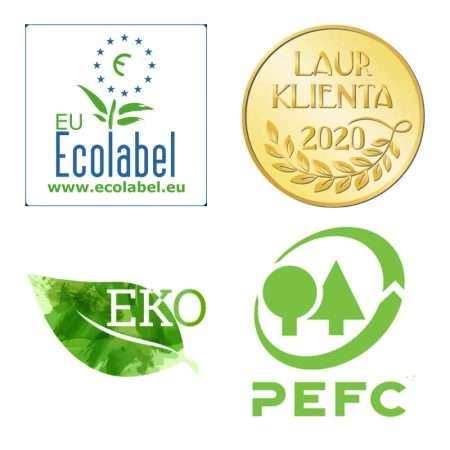 Ręcznik papierowy w listkach 24x21cm składany typu ZZ V-FOLD 3000szt biały 2 warstwy