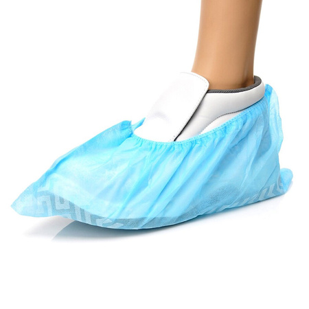 Ochraniacze na buty flizelinowe niskie niebieskie 100szt (50par)