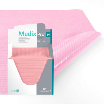 Podkład higieniczny 33cm x 48cm różowy podfoliowany 54g MedixPro 80szt