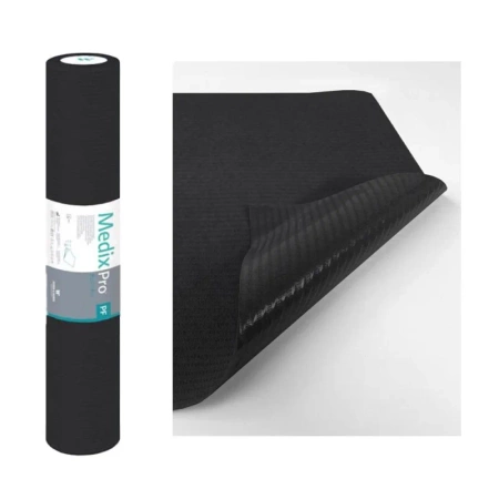 Podkład higieniczny na rolce 60cm x 50cm czarny podfoliowany 54g MedixPro 480szt