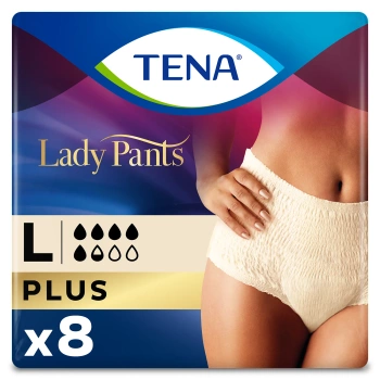 Bielizna chłonna TENA Lady Pants Plus Creme L 8 szt