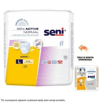 Majtki chłonne Seni Active Normal zakładane jak bielizna L 30 szt