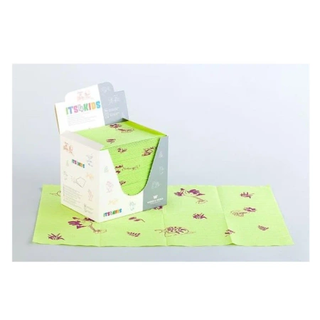 Podkład dla dzieci 33cm x 48cm limonkowy podfoliowany 54g Its4kids 480szt