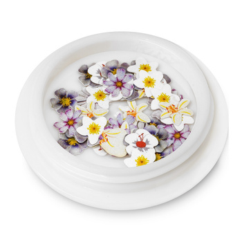 PŁATKI KWIATY KWIATKI OZDOBY DO PAZNOKCI HYBRYD