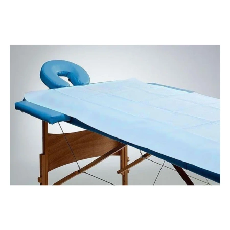 Prześcieradło jednorazowe 150cm x 210cm niebieskie 40g MedixPro 20szt