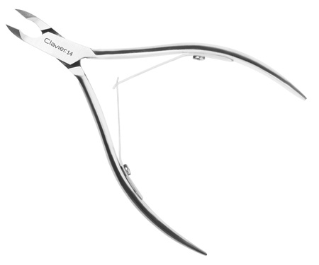 Cążki do Skórek i Paznokci - Clavier ProNails - srebrne - 14mm