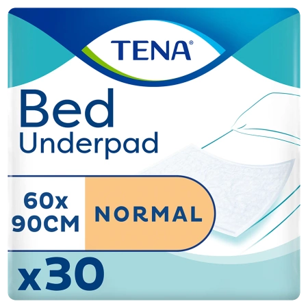 Podkład chłonny na łóżko 90cm x 60cm Tena Bed Normal 30 sztuk