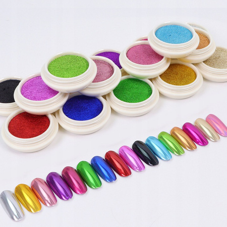 Pyłek Efekt Lustra Chromu Mirror Effect Tafla - 024