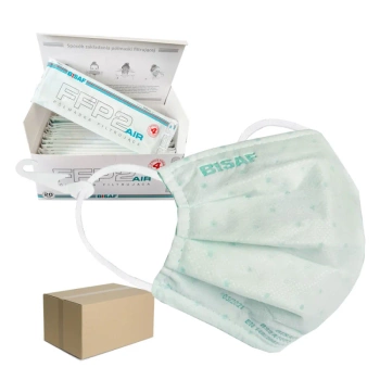 Maseczka filtrująca BISAF BS2 FFP2 AIR NR biały - wielopak 320szt