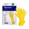 Rękawiczki gumowe S gospodarcze żółte lateksowe Ideall Yellow 1 para