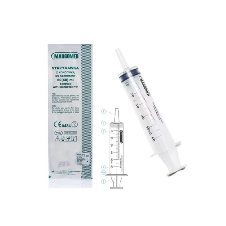 Strzykawka cewnikowa 50ml Margomed 1szt