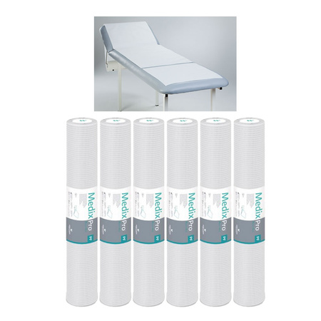Podkład higieniczny na rolce 70cm x 50cm biały podfoliowany 54g MedixPro 480szt