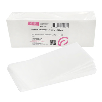 Pasek do depilacji z włókniny 7cm x 20cm biały 100szt