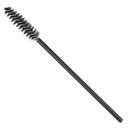 Szczoteczka Spiralka - do Rzęs i Brwi, 50 szt. - kolor czarny