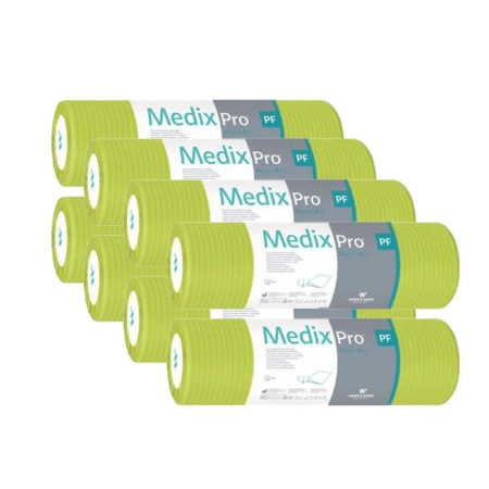 Podkład higieniczny na rolce 38cm x 50cm limonkowy podfoliowany 54g MedixPro 640szt