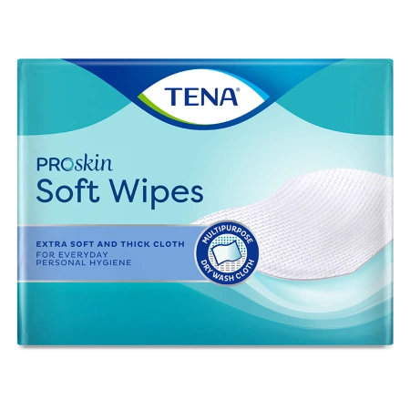 Chusteczki do mycia ciała Tena ProSkin Soft Wipe 135szt x 8op