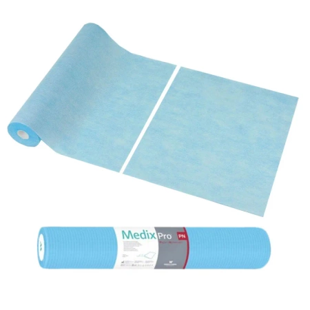Podkład higieniczny na rolce 60cm x 50cm niebieski 40g MedixPro 600szt