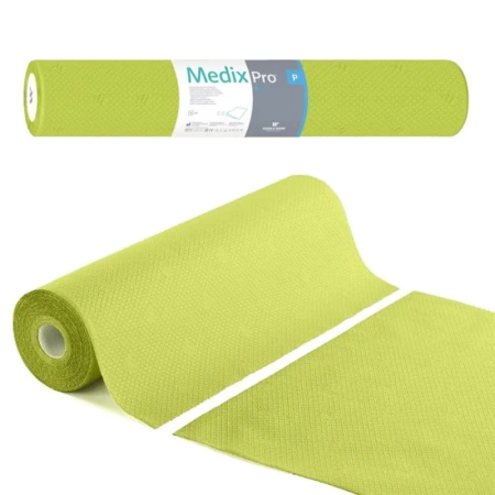 Podkład higieniczny na rolce 70cm x 50cm limonkowy 36g MedixPro 600szt