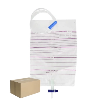Sterylny worek na mocz Beromed 2l z drenem 90cm 10szt x 25op