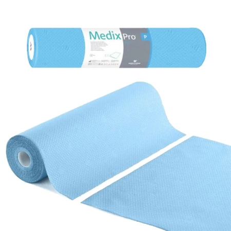 Podkład higieniczny na rolce 60cm x 50cm niebieski 36g MedixPro 600szt