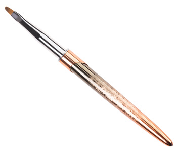 Pędzelek do zdobień - Clavier - do żelu i akrylożelu owalny #4 / nr 5