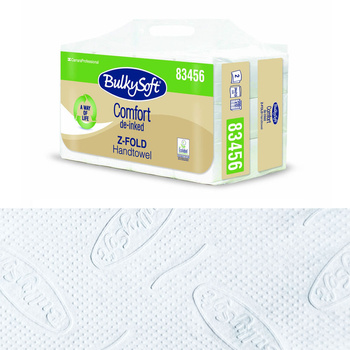 Ekologiczny ręcznik papierowy w listkach 24x21,5cm składany typu Z-FOLD 2400szt biały 2 warstwy