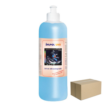 Żel do USG Żelpol niebieski 500ml 20szt
