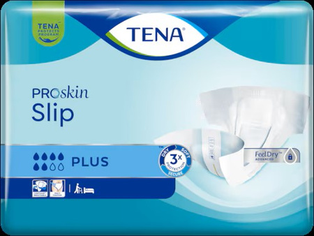 Pieluchomajtki TENA Slip ProSkin Plus S 30 sztuk