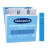 Długie niebieskie plastry wykrywalne Cederroth Salvequick 39 szt.