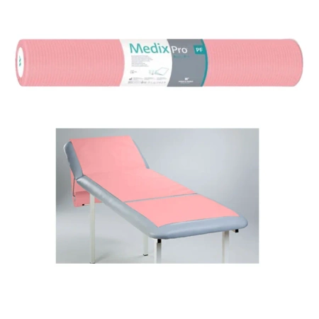 Podkład higieniczny na rolce 70cm x 50cm różowy podfoliowany 54g MedixPro 480szt