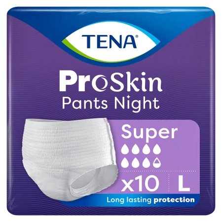 Majtki chłonne na noc TENA Pants ProSkin Super Night L OTC Edition 10 szt