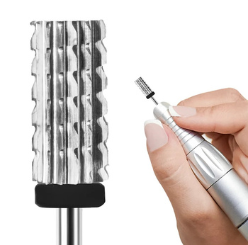 Frez Karbidowy z Węglika Spiekanego, walec 3/32 Large Barrel Long(XC)-czarny (bardzo mocny)