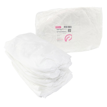 Prześcieradło jednorazowe z gumką 100cm x 220cm białe włóknina 15g 10szt