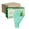 Rękawiczki nitrylowe S zielone z aloesem Aloevit medaSEPT 100sztuk karton 10op