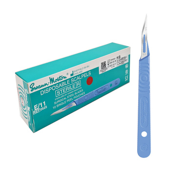 Skalpel chirurgiczny E11 sterylny 10szt stal nierdzewna Swann-Morton