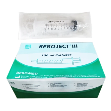 Strzykawka cewnikowa 100ml Beroject III 100szt