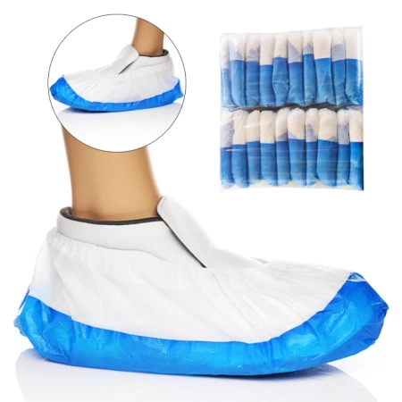 Ochraniacze na buty wzmacniane krótkie 50szt (25 par)