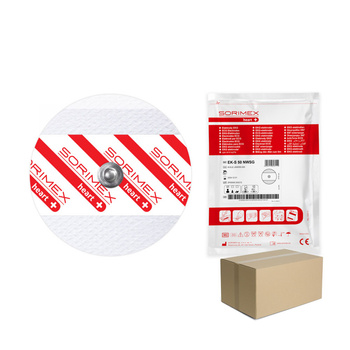 Elektrody do holtera EKG EK-S 50 NWSG żel stały włóknina 50mm 50sztuk wielopak 50op