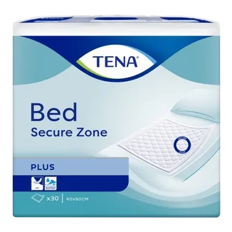 Podkład chłonny na łóżko 90cm x 60cm Tena Bed Plus 30 sztuk