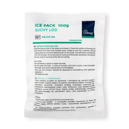 Suchy lód Timago zimny okład kompres do łamania - wielopak 72szt